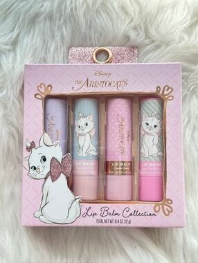 Disney The Aristocats Lip Balm Set Of 4 NWT